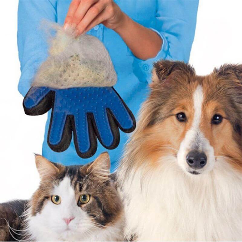 GUANTE REMOVEDOR DE PELOS PARA MASCOTAS