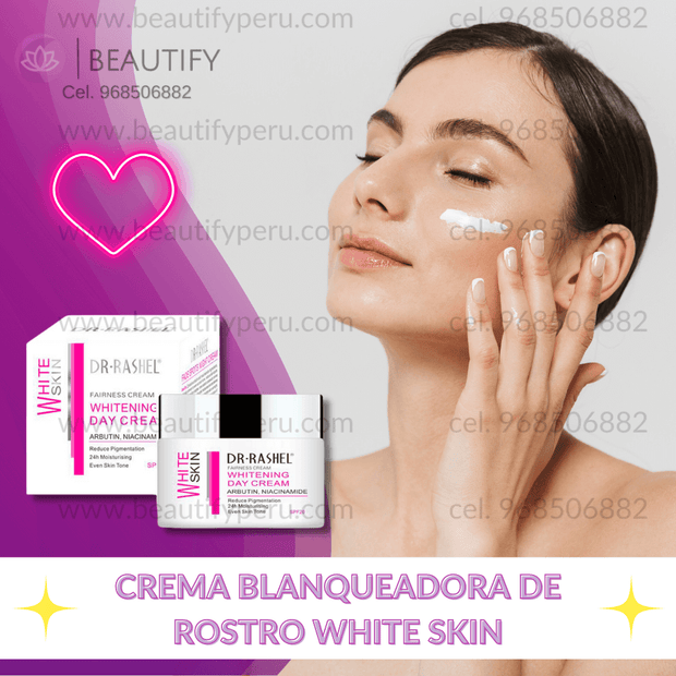 CREMA BLANQUEADORA DE ROSTRO WHITE SKIN