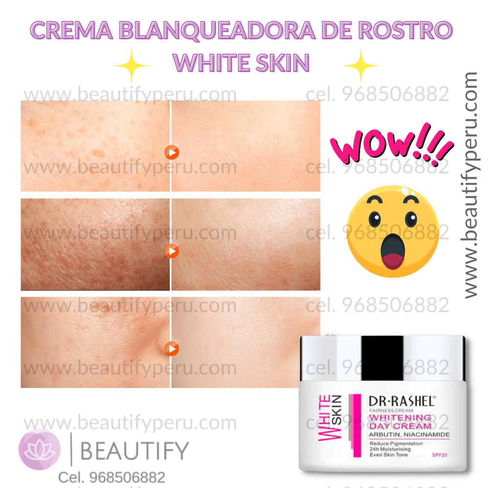 CREMA BLANQUEADORA DE ROSTRO WHITE SKIN