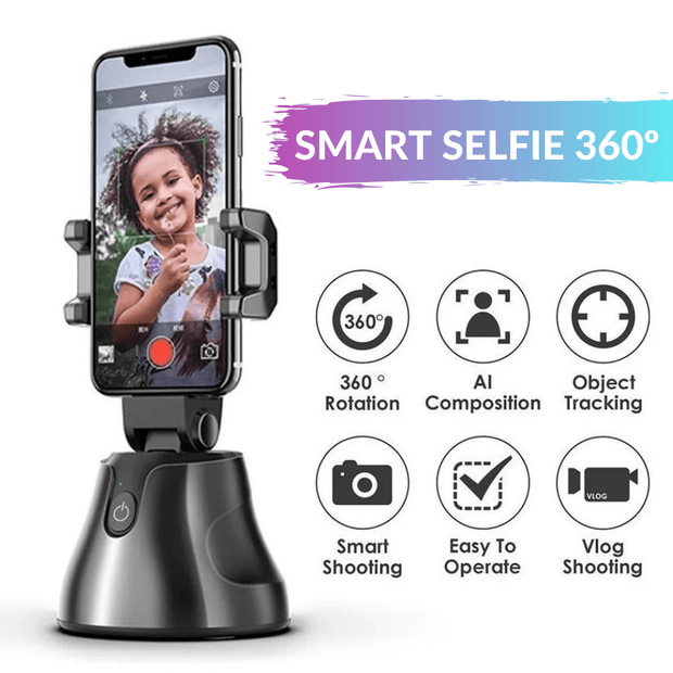 Smart Selfie Rastreador Giratorio 360°