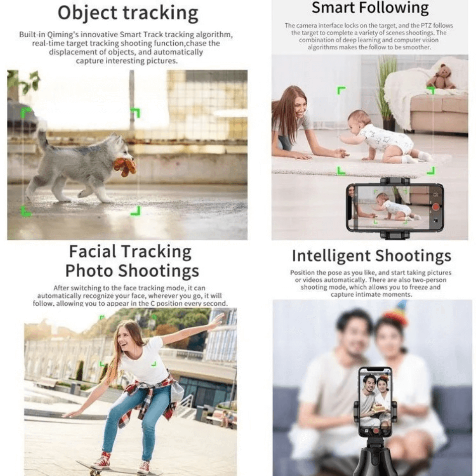 Smart Selfie Rastreador Giratorio 360°