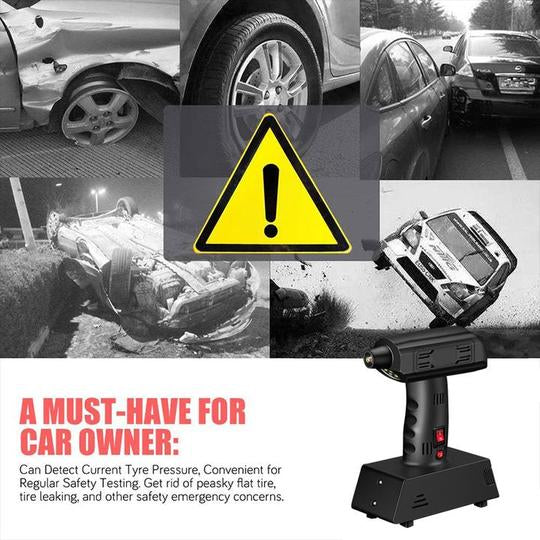 Portable Metal Inflator Pump with LED Lighting