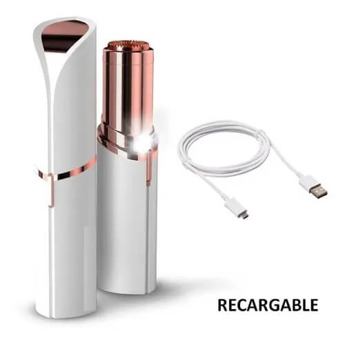 DEPILADOR DE VELLO FACIAL RECARGABLE